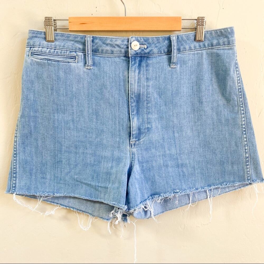 Madewell Cut Off High Rise Denim Jean Shorts